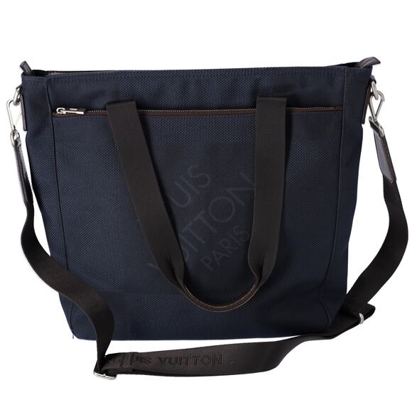 Louis Vuitton Damier Geant Jongleur Tote Bag Blue Ocean Canvas - Picture 2 of 7